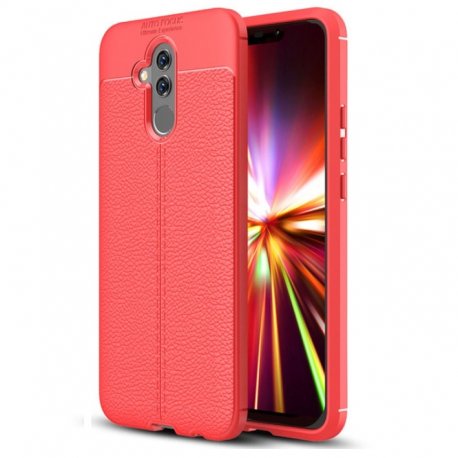Funda Huawei Mate 20 Lite Tpu Cuero 3D Roja