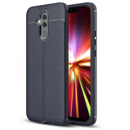 Funda Huawei Mate 20 Lite Tpu Cuero 3D Azul
