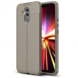 Funda Huawei Mate 20 Lite Tpu Cuero 3D Gris