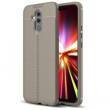 Funda Huawei Mate 20 Lite Tpu Cuero 3D Gris