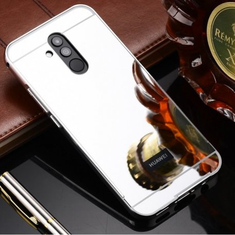 Bumper Huawei Mate 20 Lite Aluminio Dual Plata
