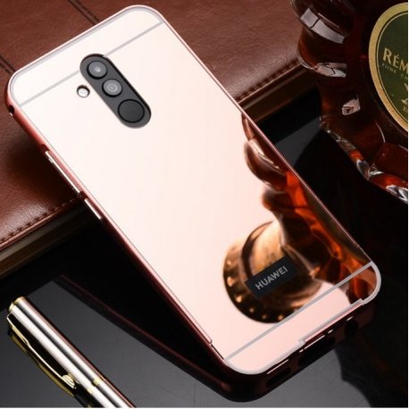 Bumper Huawei Mate 20 Lite Aluminio Dual Rosa