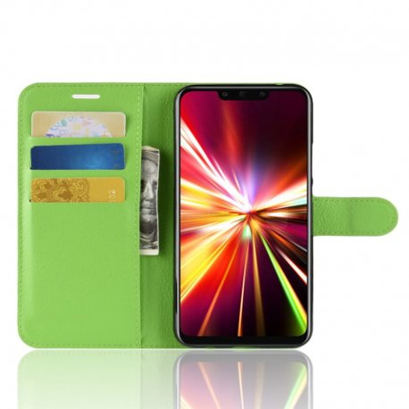 Funda cuero Flip Huawei Mate 20 Lite Verde