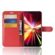 Funda cuero Flip Huawei Mate 20 Lite Roja