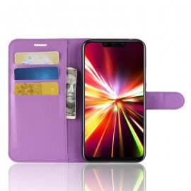 Funda cuero Flip Huawei Mate 20 Lite Lila