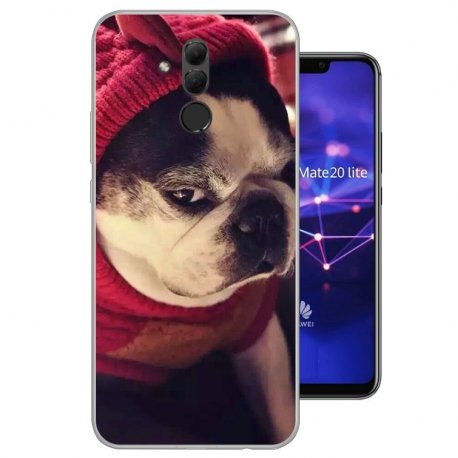 Funda Huawei Mate 20 Lite Gel Dibujo Doggy