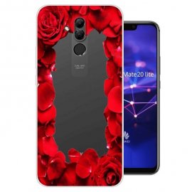 Funda Huawei Mate 20 Lite Gel Dibujo Rosas