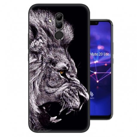 Funda Huawei Mate 20 Lite Gel Dibujo Leon