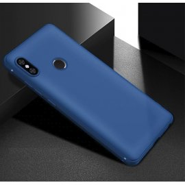 Funda Gel Xiaomi Note 6 Flexible y lavable Mate Azul