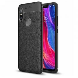 Funda Xiaomi Redmi Note 6 Tpu Cuero 3D Negra