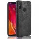 Carcasa Xiaomi Note 6 Cuero Estilo Croco Negra