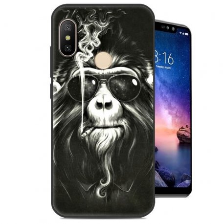 Funda Xiaomi Redmi Note 6 Gel Dibujo Mono