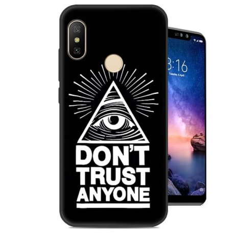 Funda Xiaomi Redmi Note 6 Gel Dibujo Confianza