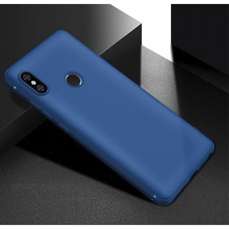Funda Gel Xiaomi Note 6 Pro Flexible y lavable Mate Azul