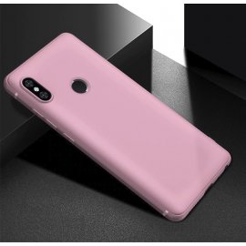 Funda Gel Xiaomi Note 6 Pro Flexible y lavable Mate Rosa