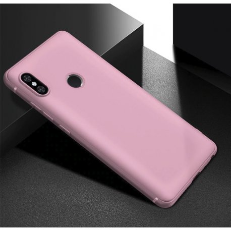 Funda Gel Xiaomi Note 6 Pro Flexible y lavable Mate Rosa