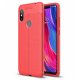 Funda Xiaomi Redmi Note 6 Pro Tpu Cuero 3D Roja
