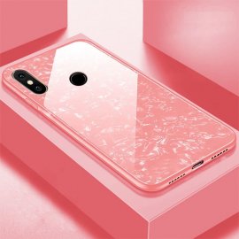 Funda Xiaomi Redmi Note 6 Pro Tpu Rosa Trasera Cristal