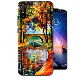 Funda Xiaomi Redmi Note 6 Pro Gel Dibujo Pintura