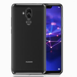 Funda Huawei Mate 20 Lite Gel Transparente con bordes Negra