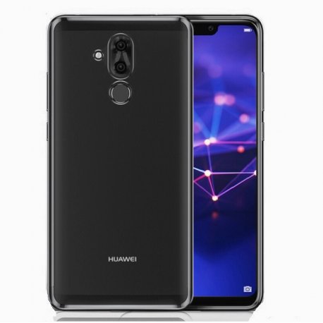 Funda Huawei Mate 20 Lite Gel Transparente con bordes Negra