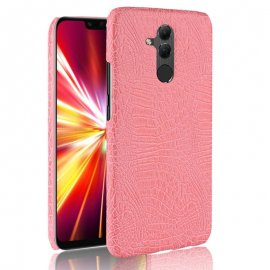 Carcasa Huawei Mate 20 Lite Cuero Estilo Croco Rosa