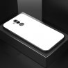 Funda Huawei Mate 20 Lite Silicone con trasera Cristal Templado Blanca