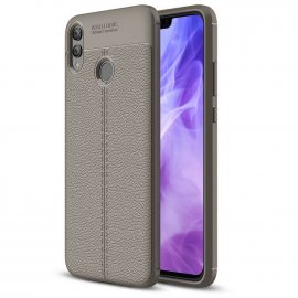 Funda Honor 8X Gel Cuero 3D Gris