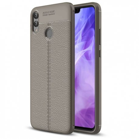 Funda Honor 8X Gel Cuero 3D Gris