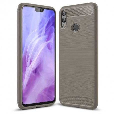 Funda Honor 8X Gel Hybrida Cepillada Gris