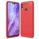 Funda Honor 8X Gel Hybrida Cepillada Roja