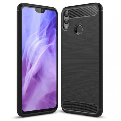 Funda Honor 8X Gel Hybrida Cepillada Negra