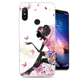 Funda Xiaomi Redmi Note 6 Pro Gel Dibujo Ada Blanca