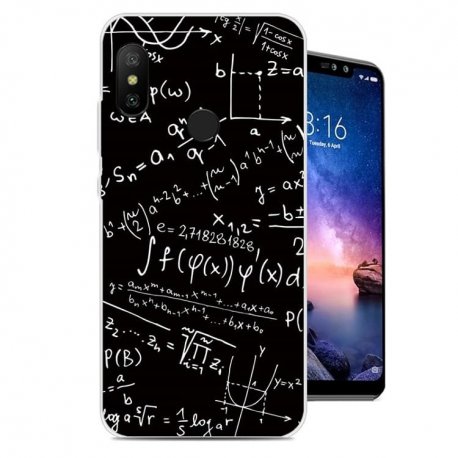 Funda Xiaomi Redmi Note 6 Pro Gel Dibujo Formulas