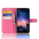 Funda Libro Xiaomi Redmi Note 6 Pro Soporte Fucsia