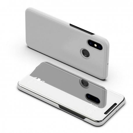 Funda Libro Smart Translucida Xiaomi Redmi Note 6 Gris