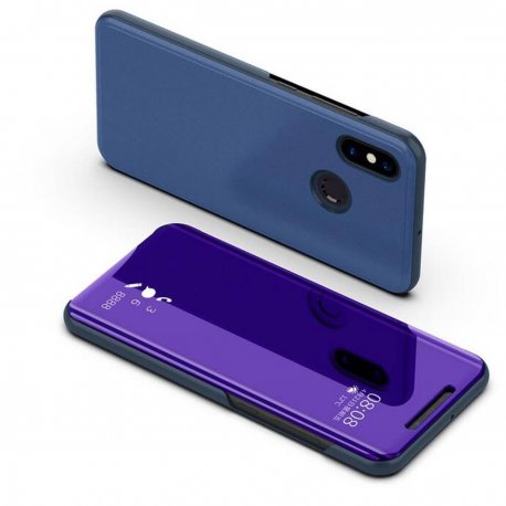 Funda Libro Smart Translucida Xiaomi Redmi Note 6 Morada