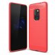 Funda Huawei Mate 20 Gel Hybrida Cepillada Roja