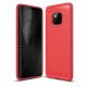 Funda Huawei Mate 20 Pro Gel Hybrida Cepillada Roja