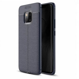 Funda Huawei Mate 20 Pro Tpu Cuero 3D Azul