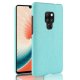 Carcasa Huawei Mate 20 Cuero Estilo Croco Turquesa