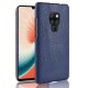 Carcasa Huawei Mate 20 Cuero Estilo Croco Azul