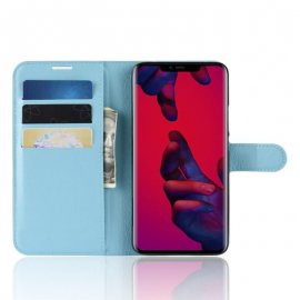 Funda cuero Flip Huawei Mate 20 Pro Azul