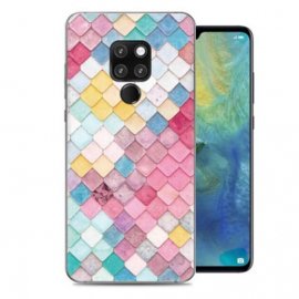 Funda Huawei Mate 20 Gel Dibujo Aquarela