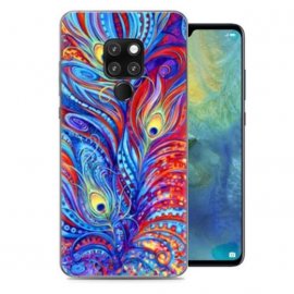 Funda Huawei Mate 20 Gel Dibujo Colores