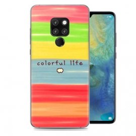 Funda Huawei Mate 20 Gel Dibujo Bandas