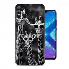 Funda Honor 8X Gel Dibujo Jirafa