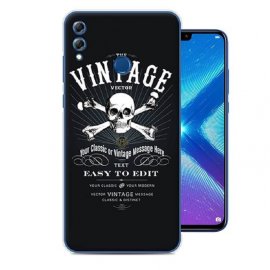 Funda Honor 8X Gel Dibujo Vintage