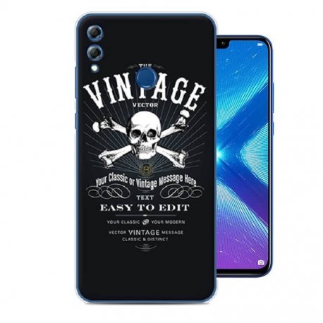 Funda Honor 8X Gel Dibujo Vintage