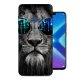 Funda Honor 8X Gel Dibujo Leon con Gafas
